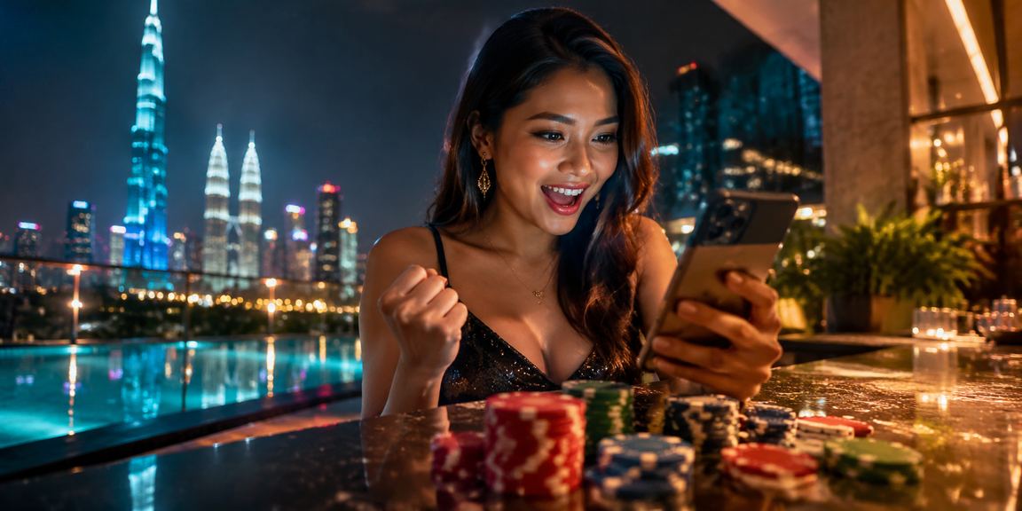 Pengguna mendaftar akaun 44300 menggunakan telefon mudah alih di Kuala Lumpur